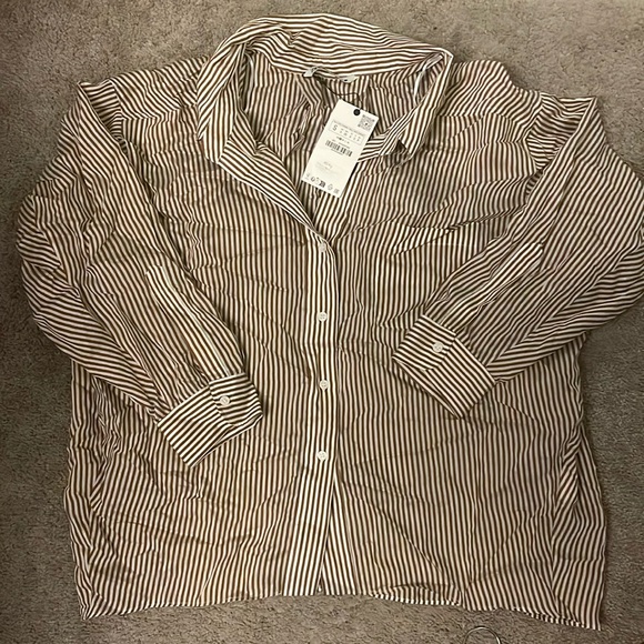 Oversize stripped Blouse - Picture 1 of 3